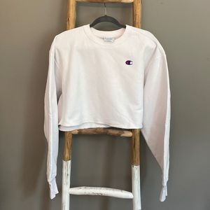 Cropped champion sweatshirt